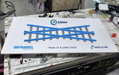 Réalisation de rails de chemin de fer pour une maquette Infrabel.