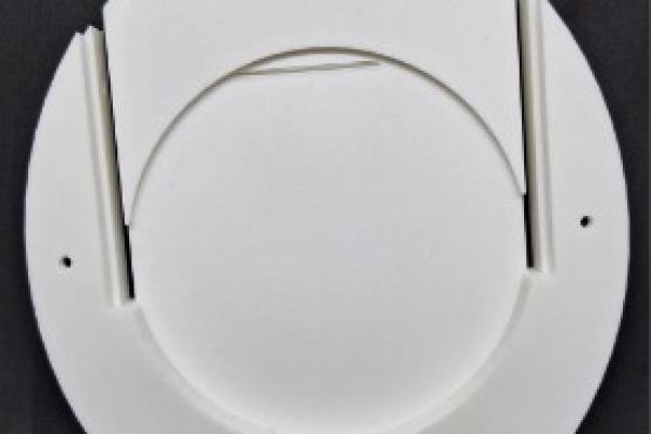 Création d'un support caméra à accrocher au plafond pour un client.