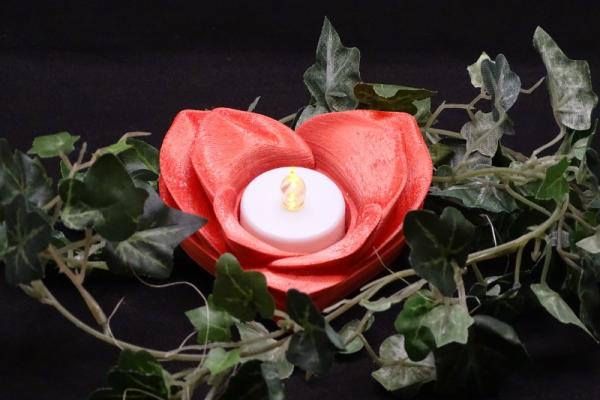 Porte bougie en forme de cœur pour vos diners en amoureux.