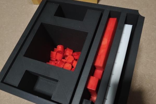 Réalisation d’un support pour un jeu de société.